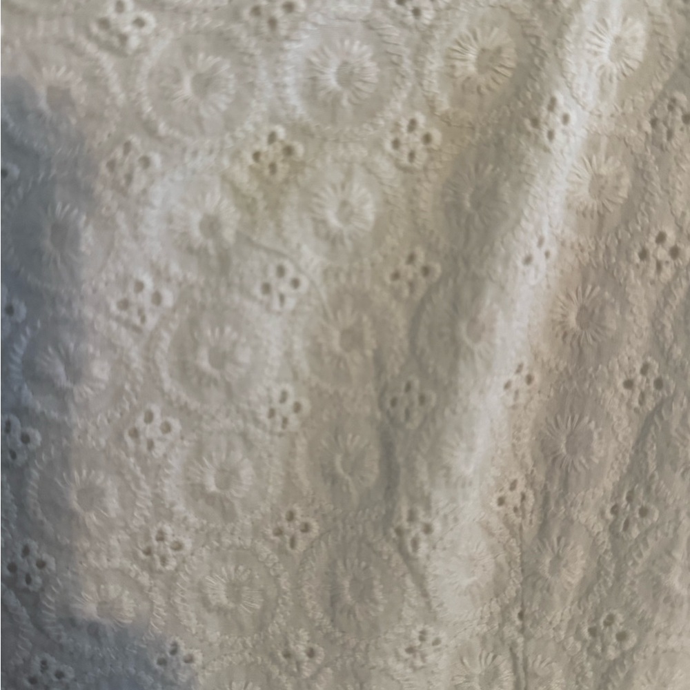 Fresh Produce White Eyelet Sleeveless Summer Dress - Picture 3 of 4